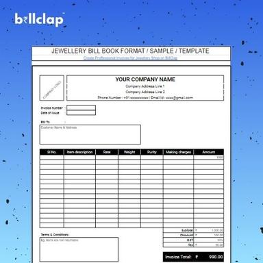 ladies tailor bill book format pdf free download